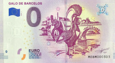 !!! 0 EURO SOUVENIR - PORTUGALIA , GALO DE BARCELOS - 2019.1 - UNC foto