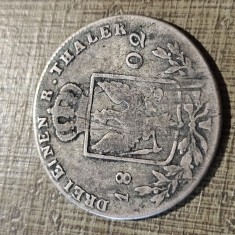 1/3 Taler 1802 A , argint , Statele Germane