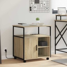 vidaXL Dulap de birou Stejar sonoma 61 x 46 x 67 cm Lemn compozit