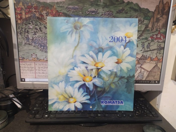 Calendar de perete 2004 ROMATSA, Flori, 226