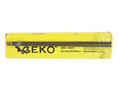 Electrozi de sudura AWS E6013, 2.5mmx300mm, rutil-celuloza, GEKO G74200 foto