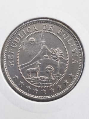 Bolivia 50 cents 1939 UNC foto
