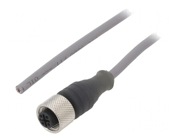 "Cablu de Conectare M12 3 Pini 10m 250VAC 3.1A PVC"
