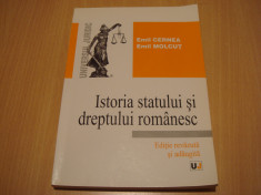 Istoria statului si dreptului romanesc -Emil Cernea/ Molcut 2006 foto
