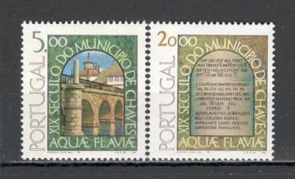 Portugalia.1978 1900 ani orasul Chaves SP.35