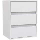 HOMCOM Comodă Modernă pentru Dormitor cu 3 Sertare, 40x30x50,5 cm, Alb | Aosom Romania