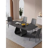 MASA DINING 6252 MARMURA 1600X800X750 NEGRU