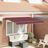 Cumpara ieftin Cortina Retractabila Burgundy 350 x 200 cm