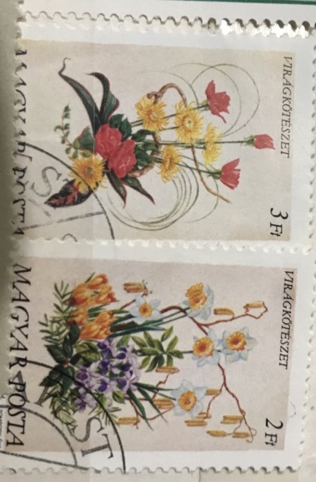 (M) Timbre serii Straine Flora Ungaria