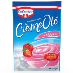 Creme Desert Ole Dr. Oetker, 75 g, Aroma Capsuni, Creme pentru Desert Dr Oetker cu Capsuni, Creme Ole cu Capsuni pentru Desert, Praf pentru Desert Dr foto