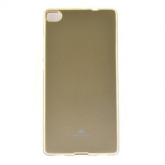 Husa Telefon Silicon Huawei P8 gold Mercury