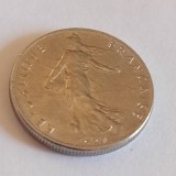 Franta 1/2 franc 1977