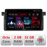 Navigatie dedicata BMW Seria 3 E46 D-052 Lenovo Octa Core cu Android Radio Bluetooth Internet GPS WIFI DSP 2+32 GB 4G KIT-052+E CarStore Technology