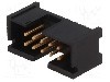 Conector IDC, 10 pini, pas pini 2.54mm, TE Connectivity - 5103308-1