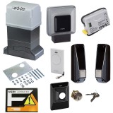 FAAC PRATICO C Kit 230V SAFE - automatizare poarta culisanta pana la 600 kg - 105940