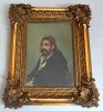 Jan Baptist Huysmans "Portretul lui Ben Mohammed" ulei pe carton Paris, 1891, Portrete, Altul