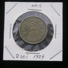 M1 C10 - Moneda foarte veche 97 - Romania - 2 lei 1924