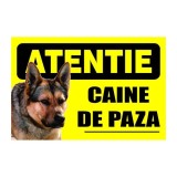 Indicator Atentie Caine de paza (lup), 20x30cm