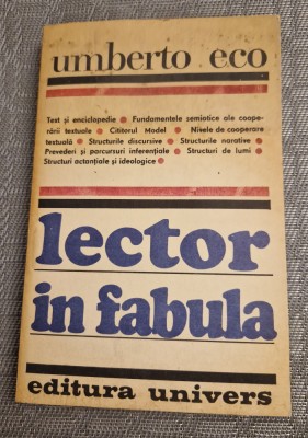 Lector in fabula Umberto Eco foto