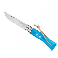 Cutit Opinel Nr 07 Carpen Cyan Blue Snur Otel Inox 002206