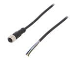 Cablu Conectare M12 5PIN 5m PVC 250VAC 4A