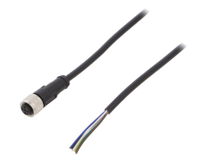 Cablu M12 5PIN 5m PVC