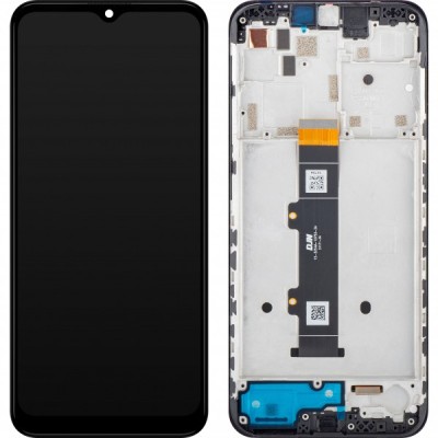 Display cu Touchscreen Motorola Moto G30, cu Rama, Negru, Service Pack 5D68C18187 foto