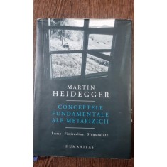 Martin Heidegger - Conceptele Fundamentale ale Metafizicii