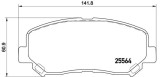 BREMBO P 49 045 PRIME LINE set placute frana,frana disc