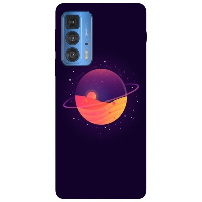 Husa compatibila cu Motorola G20 model Abstract Saturn planet, Silicon, TPU, Viceversa foto