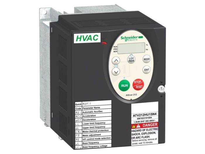 Invertor vectorial 1,5kW 0-10VDC