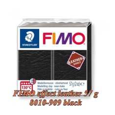 FIMO Effect 57g Negru Leather