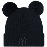 Capace New Era Fem Double Pom New York Yankees Beanie 60364290 negru