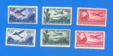 Romania 1952. LP 319 + LP 319a. Aviatie - valori mari + supratipar, Nestampilat