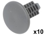 Clips pentru tapițerie Fiat - 10buc, fixare prin apăsare, 19.2mm