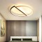 Lustra LED Diones Semicercuri cu Telecomanda 35W Metalic Lumina Rece Calda Neutra Dimabila Negru cu Alb