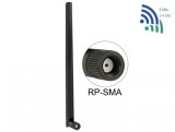 Antena WLAN RP-SMA 802.11 ac/a/h/b/g/n 3 ~ 6 dBi Omnidirectionala, Delock 88900