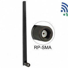 Antena WLAN RP-SMA 802.11 ac/a/h/b/g/n 3 ~ 6 dBi Omnidirectionala, Delock 88900