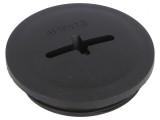 Capac de protecție negru IP54 poliamidă SKINDICHT&reg;