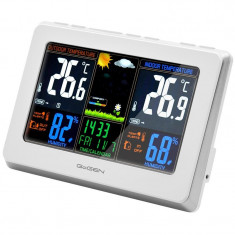 Statie meteo interior-exterior GoGEN ME 3257, senzor extern fara fir, LCD color