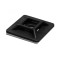 Set suporti coliere cablu 50buc 28x28mm negru utilizare in
