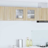 vidaXL Dulap suspendat Riga Stejar Sonoma și Alb 80 x 31 x 40 cm 884230