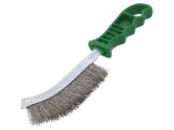 Perie oțel inoxidabil 240mm cu m&acirc;ner plastic