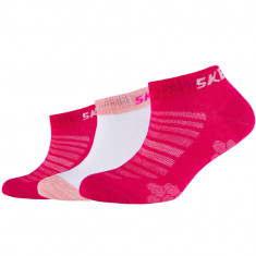 șosete Skechers 3PPK Girls Mesh Ventilation Socks SK43032-0402 Roz foto