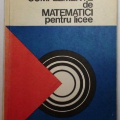 Complemente de matematici pentru licee / D. V. Ionescu