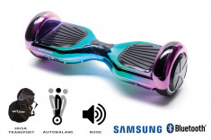 Hoverboard Smart Balance? Premium Brand, Regular Dakota, roti 6,5 inch Bluetooth, baterie Celule Samsung, Boxe incorporate, AutoBalans, Geanta de t foto