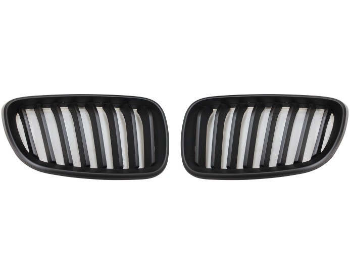Grila masca fata fata BMW Seria 2 (F22), 03.2014-07.2021, partea stanga, negru; Tuning,