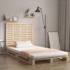 Tablie Pat Lemn Masiv Pin 141x3x91.5cm Montare Perete Spatar Suport Lombar Design Rustic
