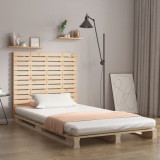 VidaXL Tăblie de pat pentru perete, 96x3x91,5 cm, lemn masiv de pin
