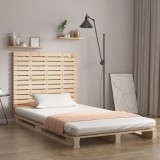 VidaXL Tăblie de pat pentru perete, 141x3x91,5 cm, lemn masiv de pin